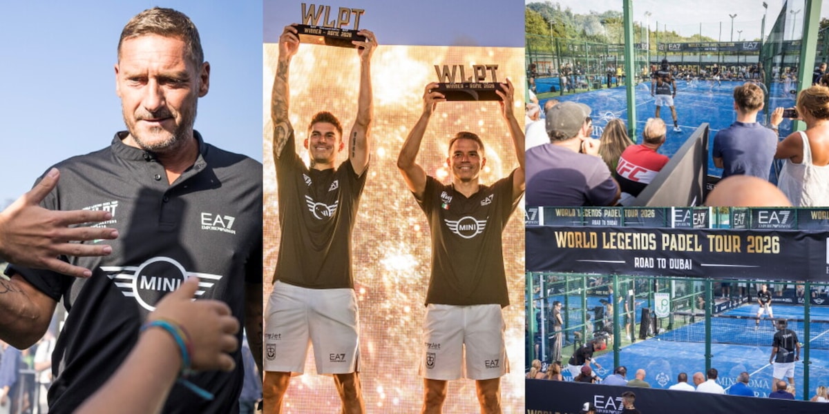 EA7 World Legends Padel Tour: a Roma trionfano Perotti e Saviola, tutte le foto della tappa nella Capitale
