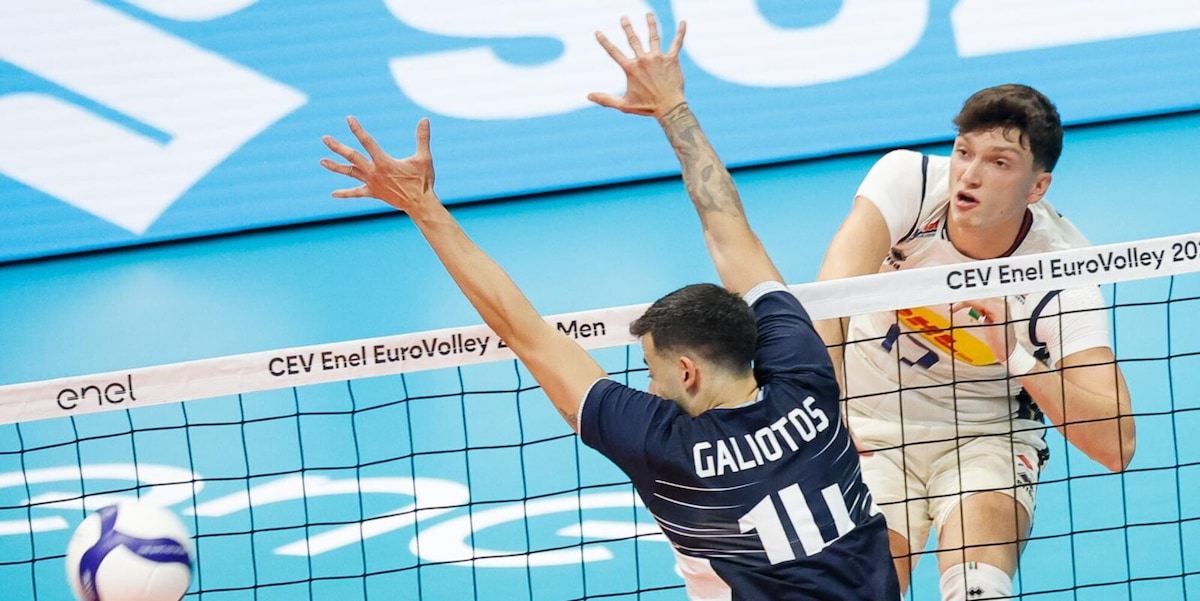 Europei volley maschile, l'Italia travolge per 3-0 anche la Grecia