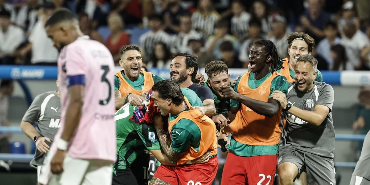 Adzic all'ultimo respiro: il Sassuolo di Aquilani batte la Juve