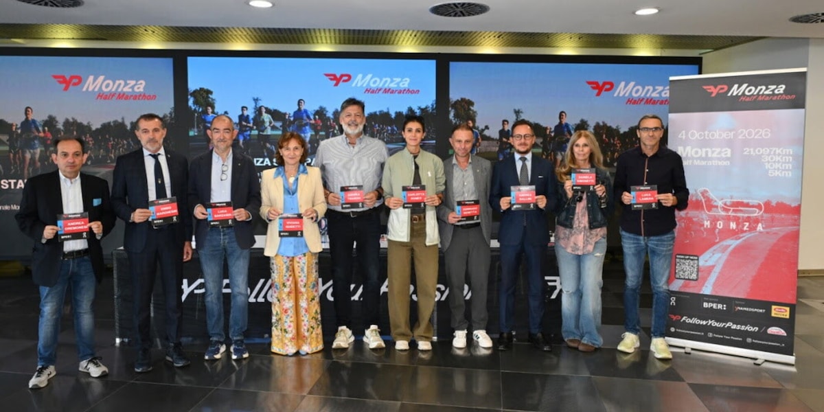 Presentata Monza Half Marathon, il 4 ottobre si corre nel Tempio della Velocità
