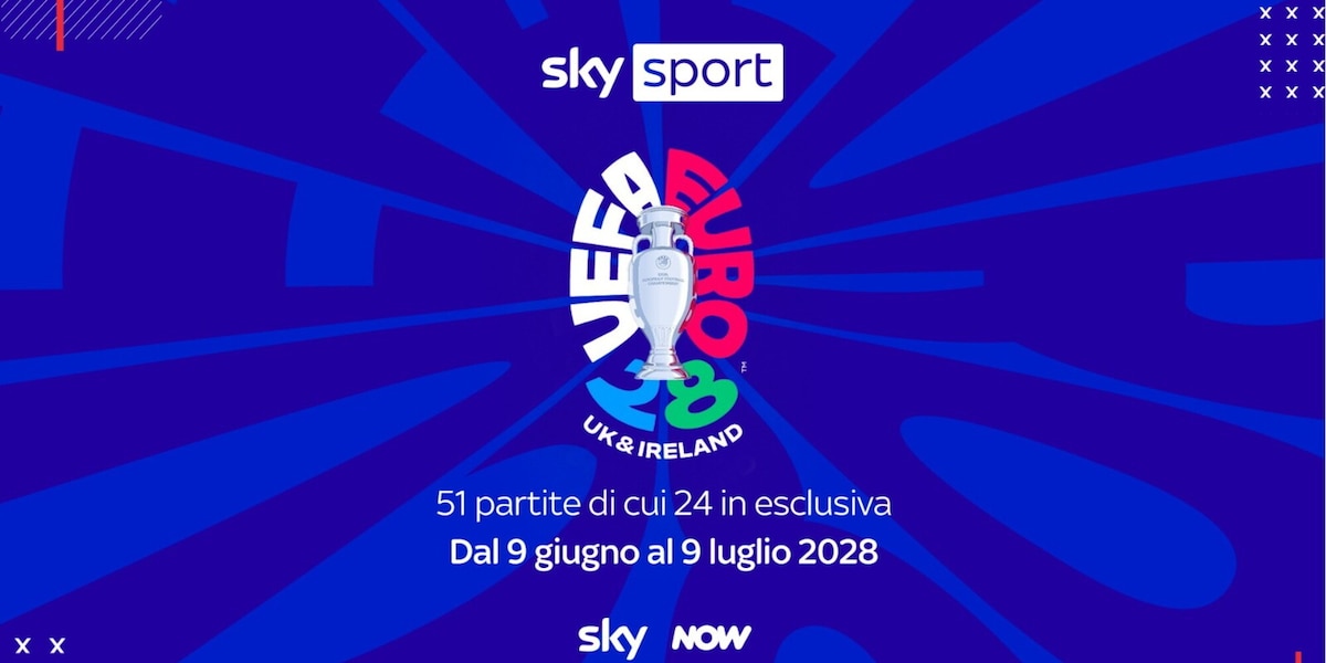 Dalle notti di Coppa a Uefa Euro 2028: Sky raddoppia con le nazionali
