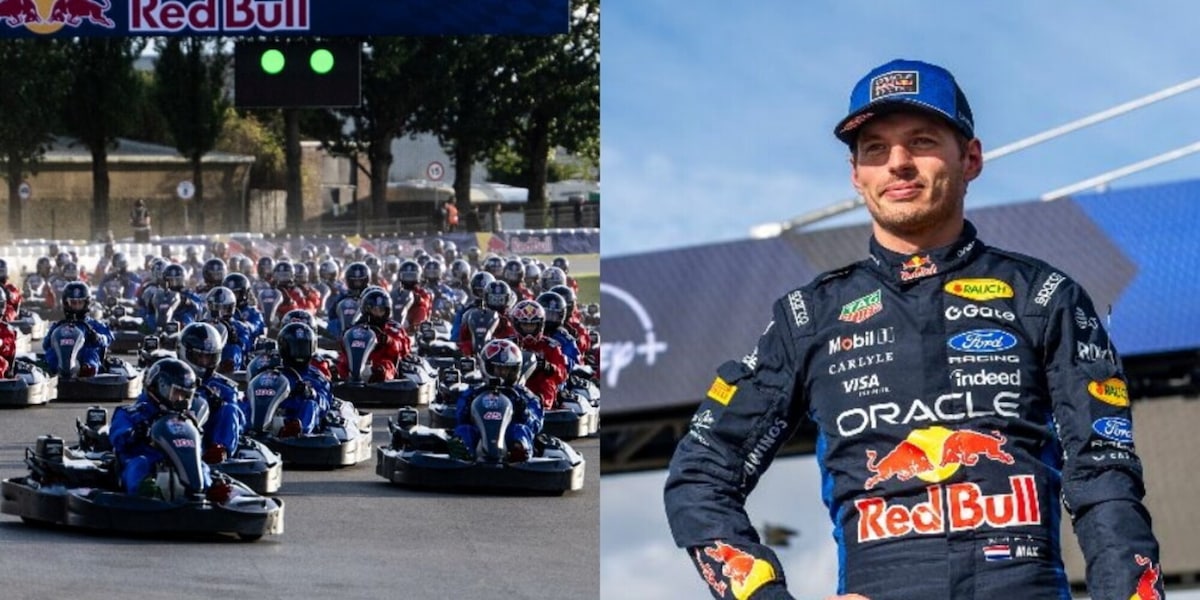 La folle impresa di Verstappen, supera 100 kart in 14 minuti!