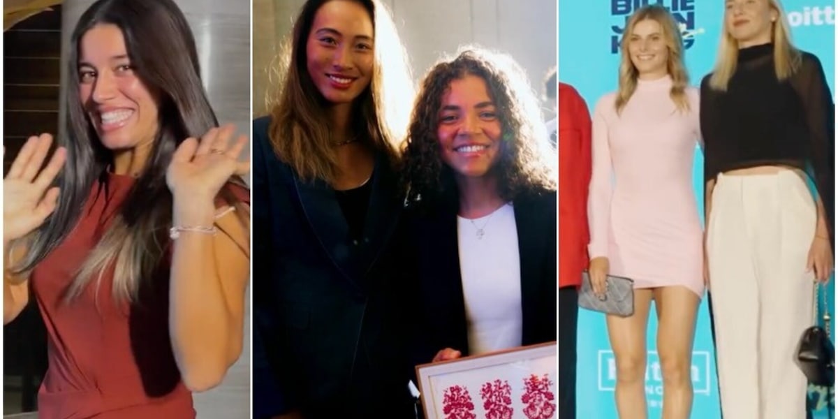 Da Jasmine Paolini a Zheng Qinwen, le stelle della Billie Jean King Cup scatenate nella serata di gala