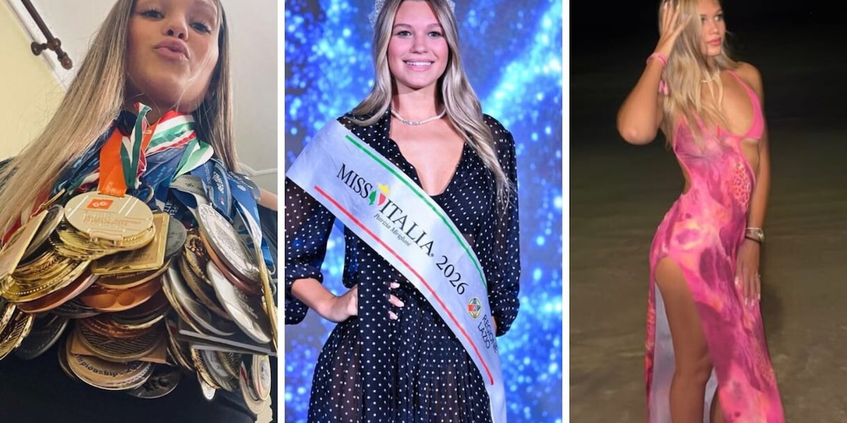 Sarah Rizea è Miss Italia 2026, campionessa di nuoto artistico che sogna le Olimpiadi