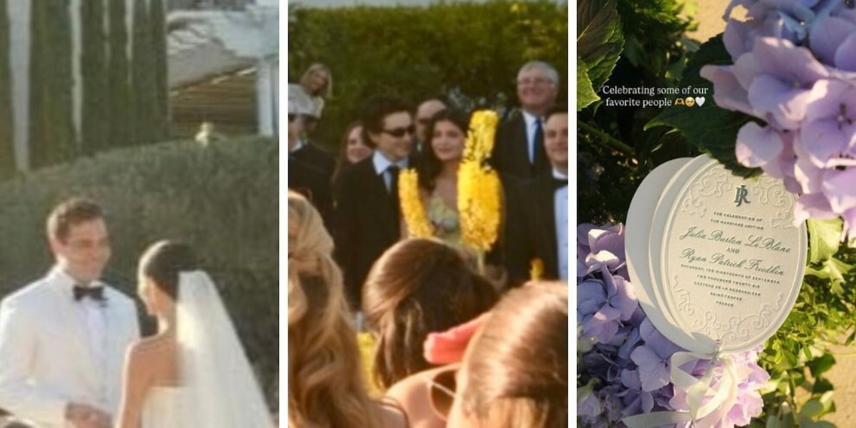 Ryan Friedkin si sposa con Julia LeBlanc: da Timothée Chalamet e Kylie Jenner ai look e i vip. Ecco tutte le FOTO