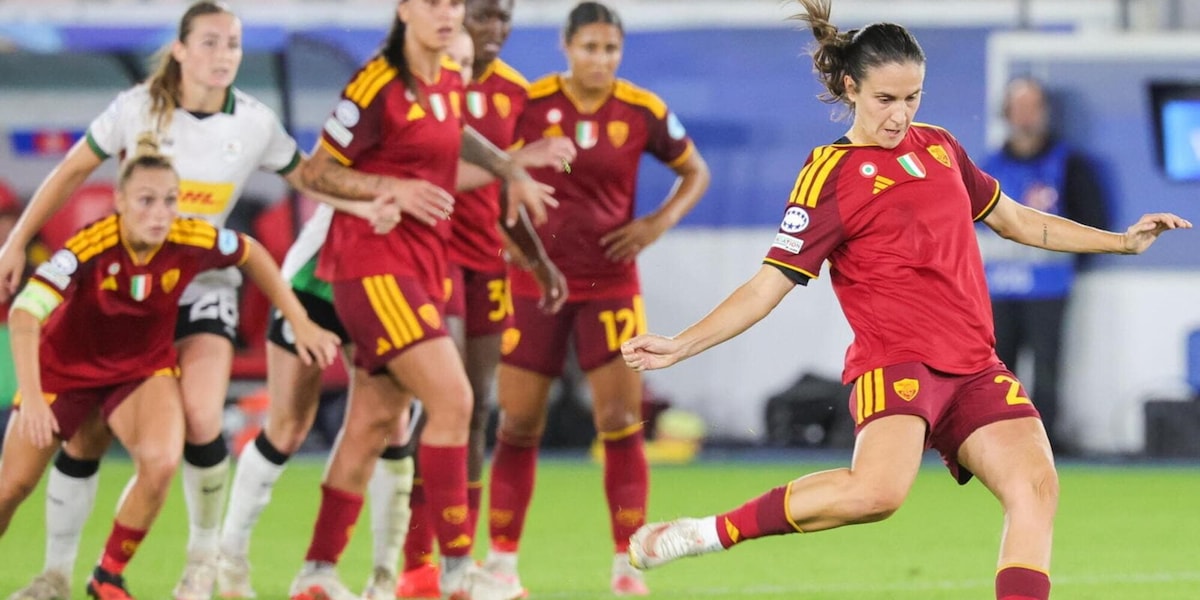 La Roma Femminile pareggia all'esordio in Women's Champions League: Pandini spreca il rigore nel finale