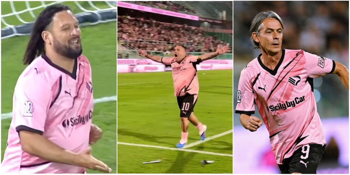FOTO Miccoli saluta Palermo con 'The Last Match': da Amauri a Inzaghi e Simplicio, ecco chi c'era