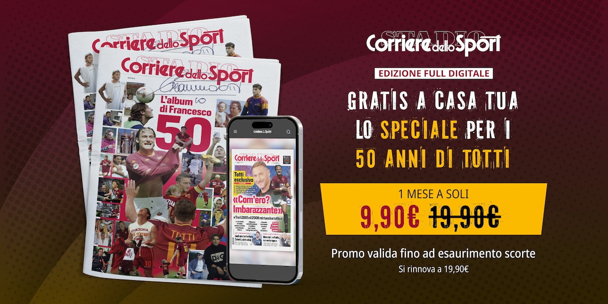Gratis a casa tua lo speciale per i 50 anni di Totti: approfittane subito!