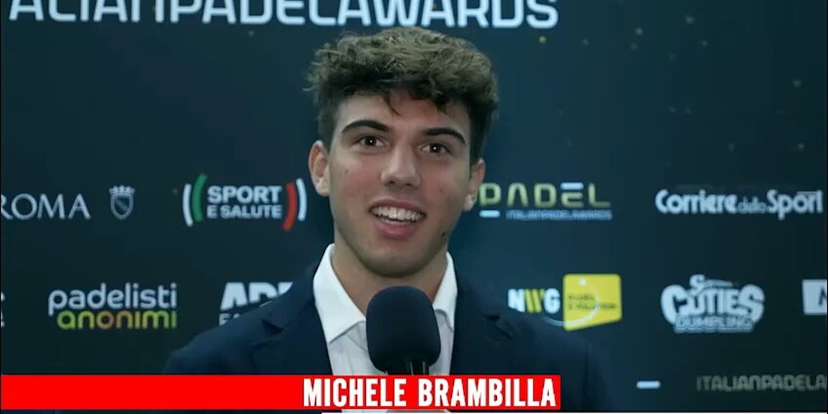 Michele Brambilla e Noa Bonnefay agli Italian Padel Awards: "Che emozione per noi"