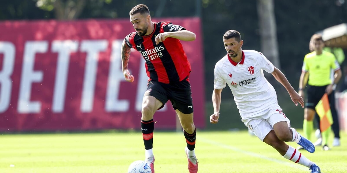 Il Milan pareggia in amichevole contro il Padova: Amorim fa i conti con le assenze