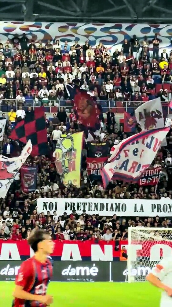 IL GOL DEL 2-0 DEL TARANTO E LO STADIO IMPAZZISCE