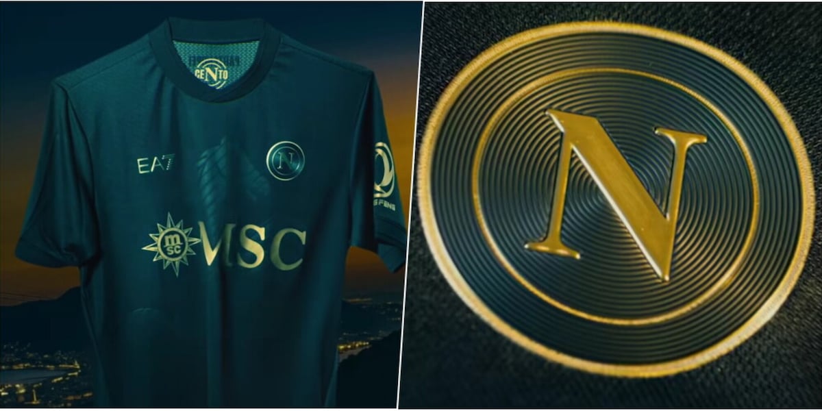 Il Napoli presenta la terza maglia ufficiale: tutte le FOTO