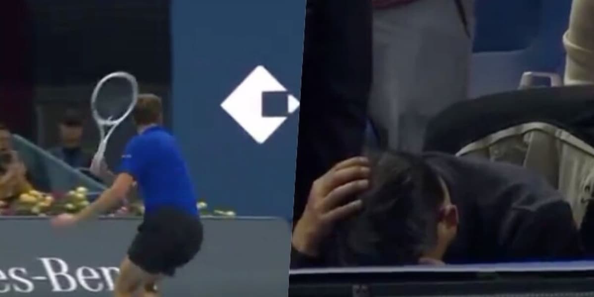 Clamoroso Medvedev: pallina contro un tifoso e squalifica a Pechino FOTO