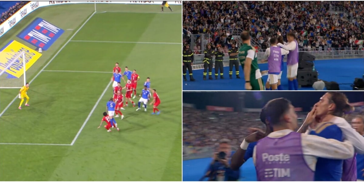 Calafiori segna e impazzisce sotto la "sua" curva: dedica e baci dopo il primo gol in Nazionale