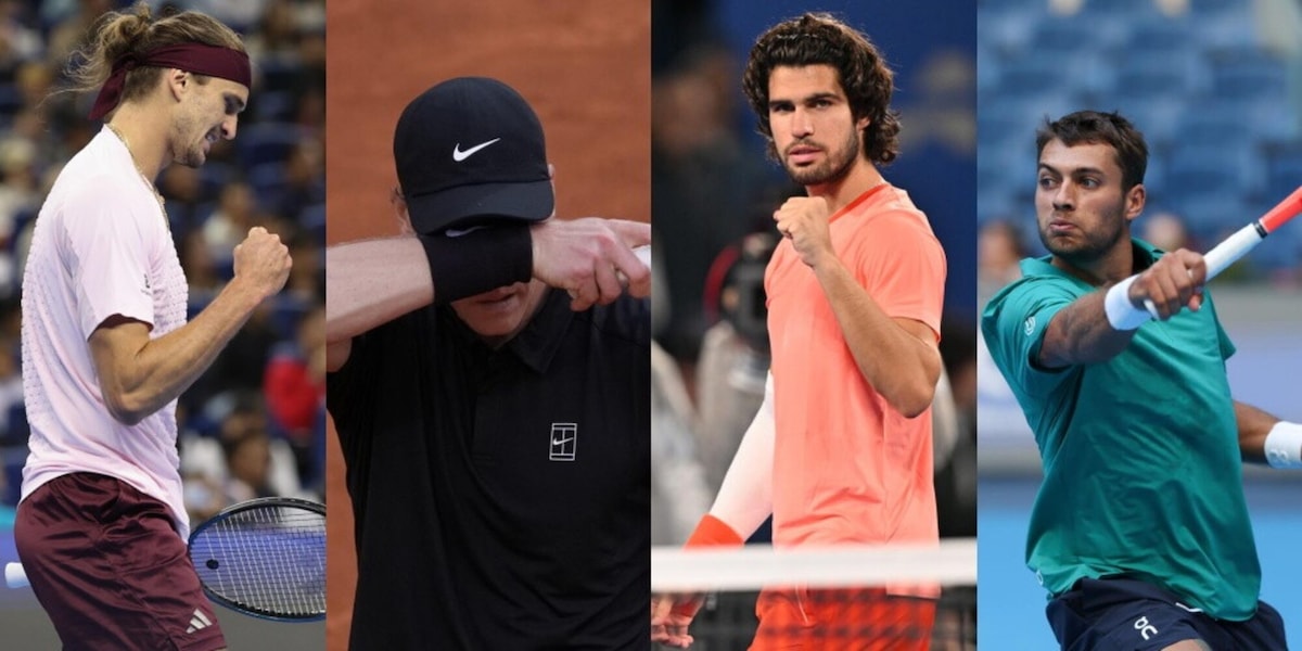 Cosa succede alla Classifica Atp con il forfait di Sinner: i punti e il distacco da Zverev e Alcaraz FOTO