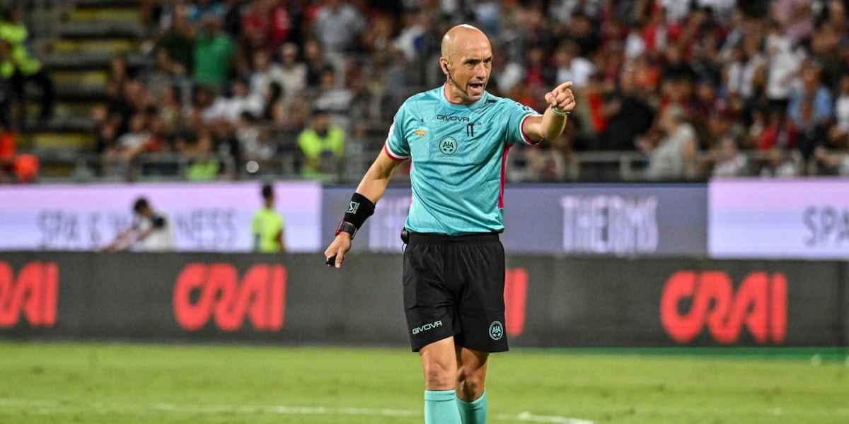 Gli arbitri della sesta giornata di Serie A: Fabbri per Como-Roma, a Feliciani Napoli-Frosinone
