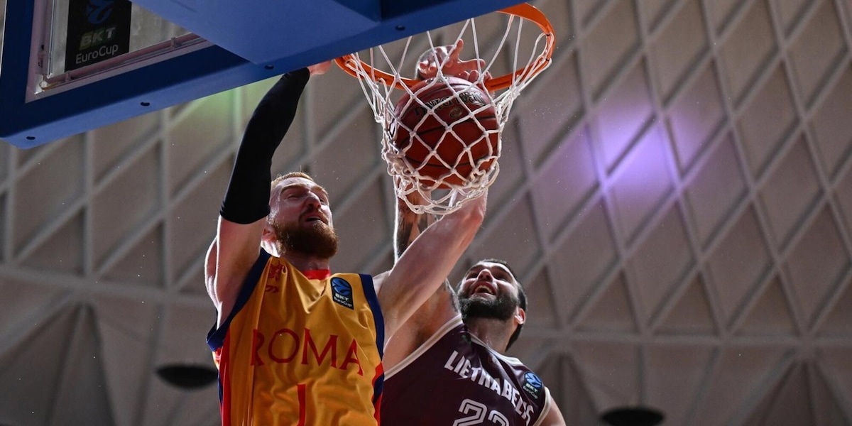BC Roma prima vittoria in Eurocup: Lietkabelis piegato 92-87