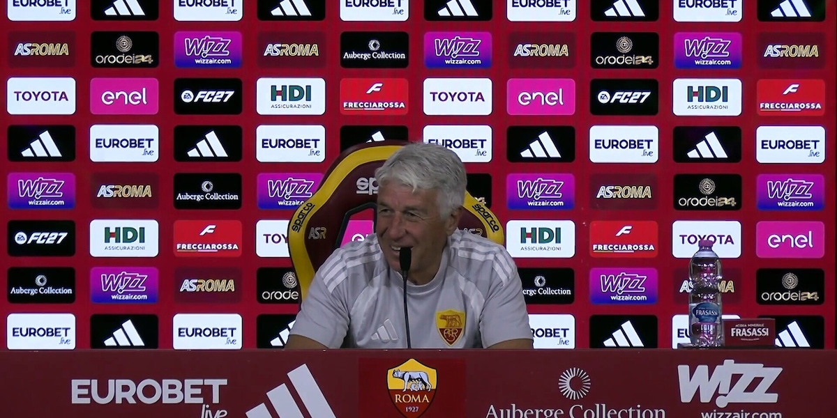 Gasperini: "La passione dei tifosi della Roma ti contagia: è molto favorevole"