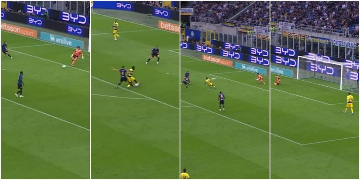 Corvi fa harakiri: il passaggio centrale è un assist per Sucic in Inter-Parma