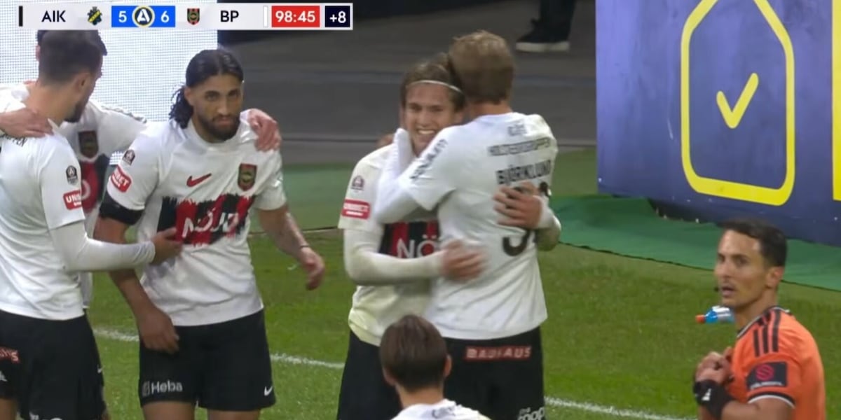 Incredibile in Svezia: Aik-Brommapojkarna senza gol nel primo tempo, poi finisce 5-6