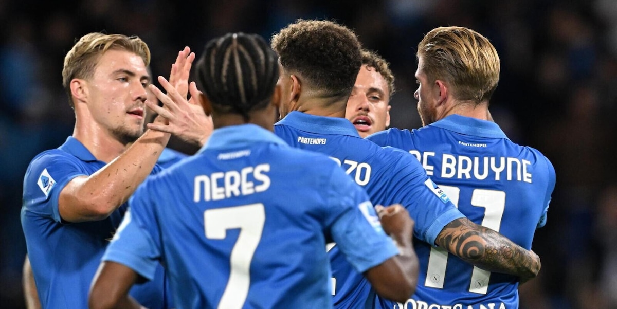 LIVE Napoli-Frosinone: De Bruyne sblocca su rigore, poi raddoppia Lang