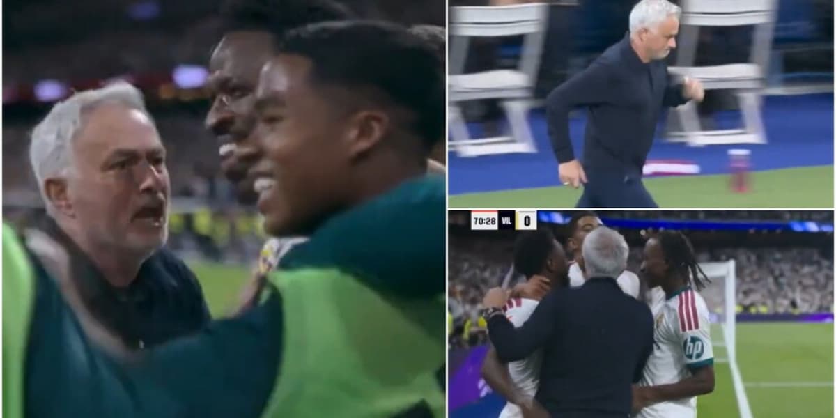 Vinicius segna, Mourinho corre in campo ad abbracciarlo ma poi succede di tutto