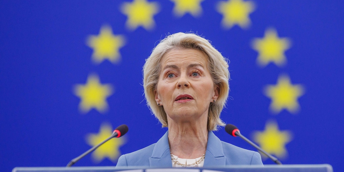 Von der Leyen, 'pieno sostegno a Zelensky, guerra in una fase più cupa'
