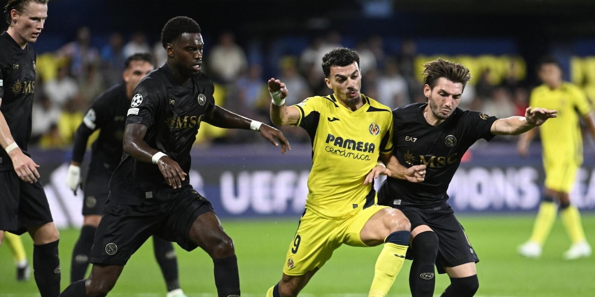 Rrahmani illude, poi il Napoli si spegne: festa Villarreal, seconda sconfitta su due per Allegri in Champions