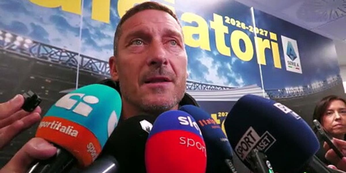 Totti: "Inter avanti per lo Scudetto, ma la Roma c'è. Mi sarebbe piaciuto giocare con Malen"