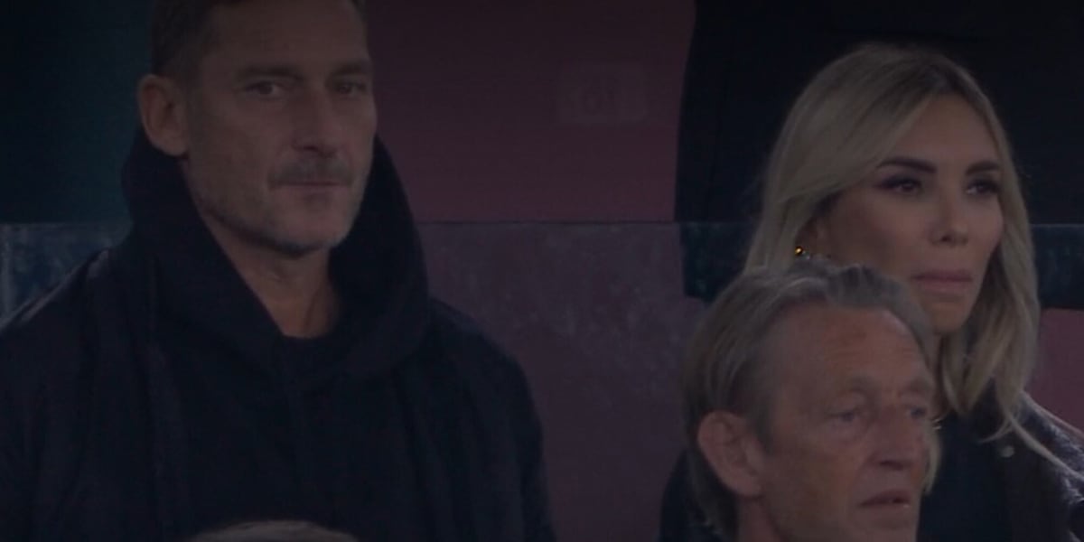 Totti torna all'Olimpico con Noemi per Roma-Real Madrid: emozioni da Champions