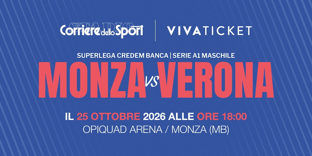 Biglietti Vero Volley Monza-Verona: come acquistarli per la partita del 25 ottobre a Roma