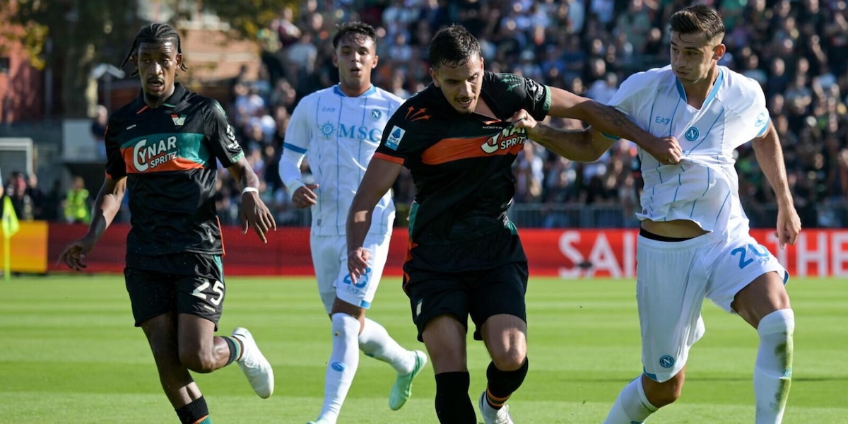 LIVE Venezia-Napoli: Rrahmani murato da Stankovic