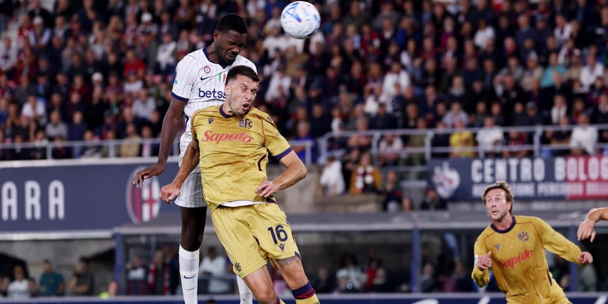 LIVE Bologna-Inter: Thuram pareggia di testa, finisce il primo tempo