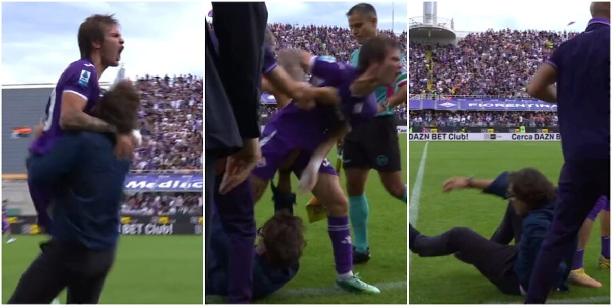 FOTO Mastantuono esagera nell'esultanza: Vanoli cade a terra! E il gol viene annullato...