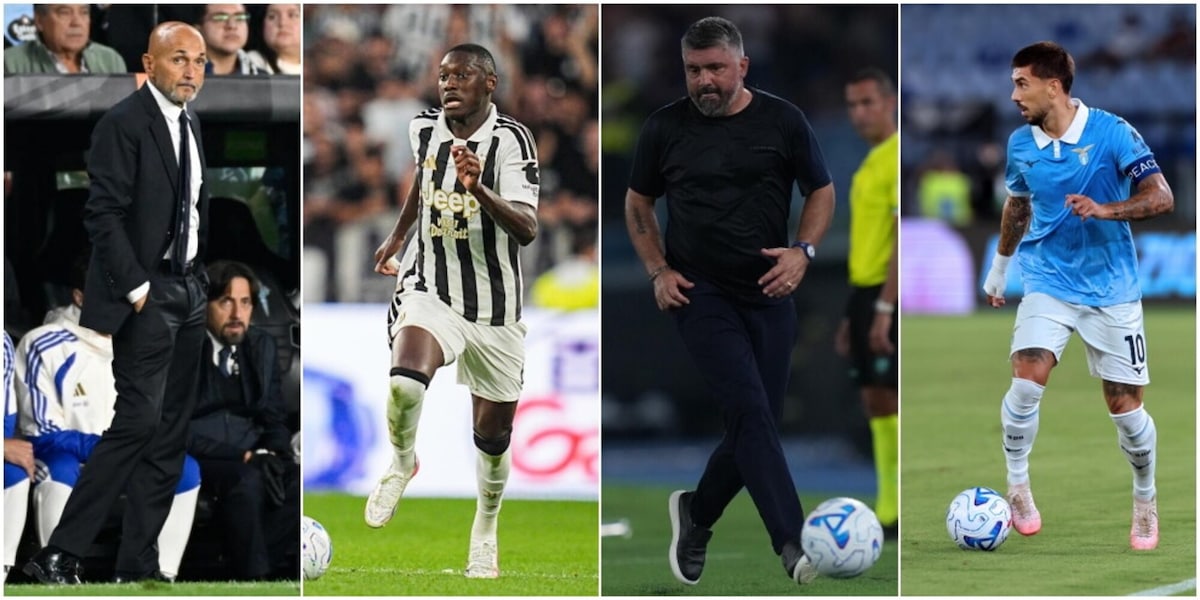 Juve-Lazio, le formazioni ufficiali di Spalletti e Gattuso