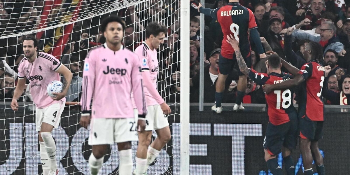Juve, è una sconfitta che fa male: il Genoa gode e De Rossi festeggia i tre punti. Spalletti a 11 punti dalla vetta