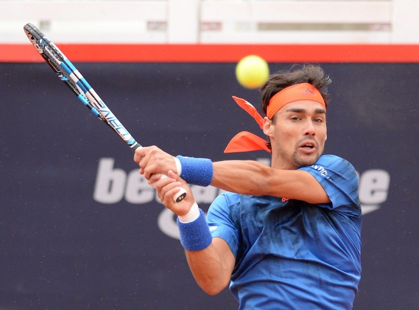 Tennis, Fognini vola in finale ad Amburgo: affronterà Nadal
