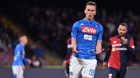 Napoli-Genoa 1-1: Lazovic risponde a Mertens