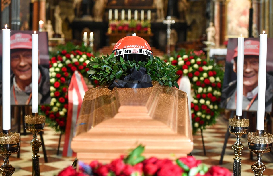 F1, a Vienna i funerali di Niki Lauda