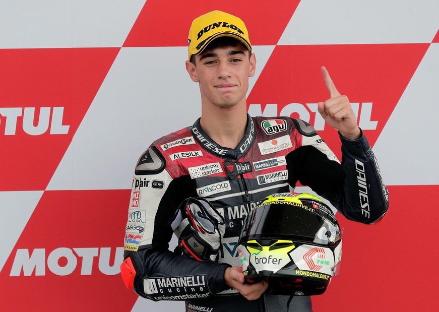 Mugello, Arbolino in pole nella Moto3