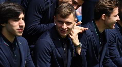 Barella all'Inter: incontro con l'agente in sede