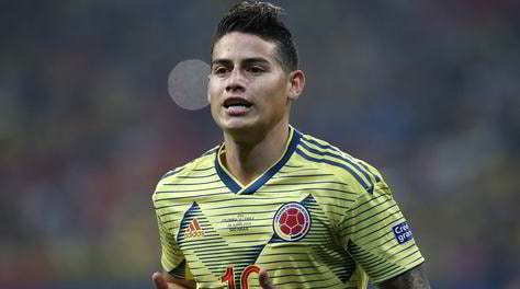 "James Rodriguez vuole l'Atletico Madrid"