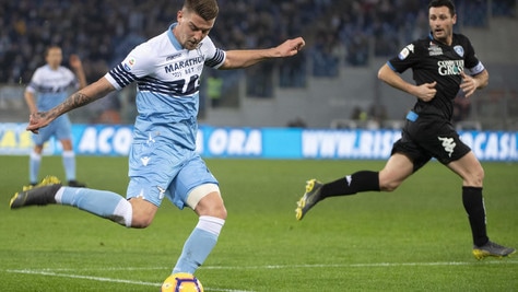 Milinkovic ritorna a Roma, la Lazio scalpita