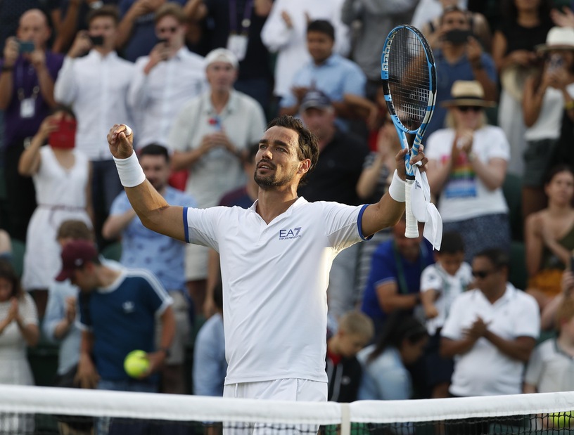 Ranking Atp: Fognini torna in nona posizione, comanda sempre Djokovic
