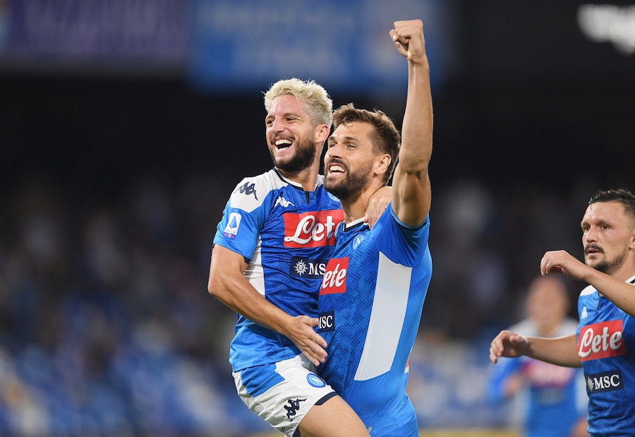 Napoli-Sampdoria 2-0, il tabellino