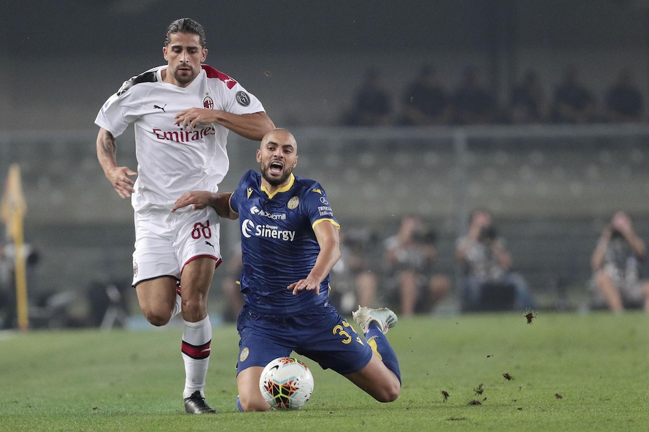 Verona-Milan 0-1, il tabellino