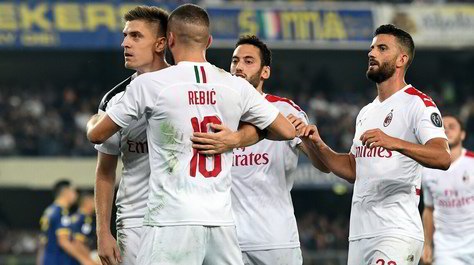 Verona-Milan 0-1: decide un rigore di Piatek