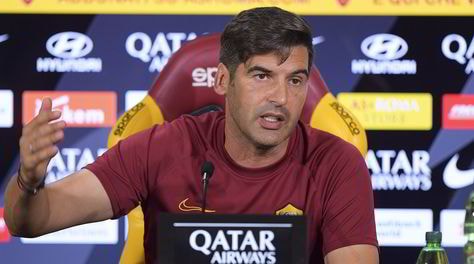 Roma, Fonseca: "Smalling out. Infortuni? Alcuni non normali, ma basta alibi"