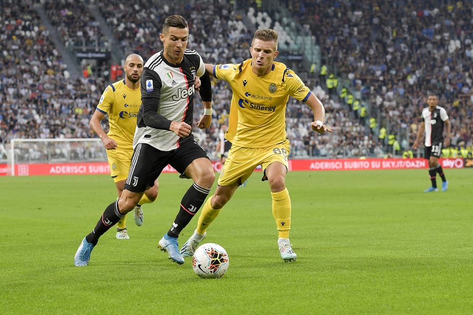 Juventus-Verona 2-1, il tabellino