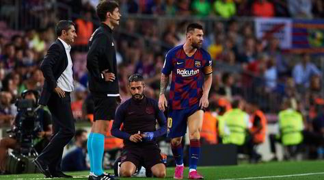 Infortunio Messi: salterà Barcellona-Inter in Champions